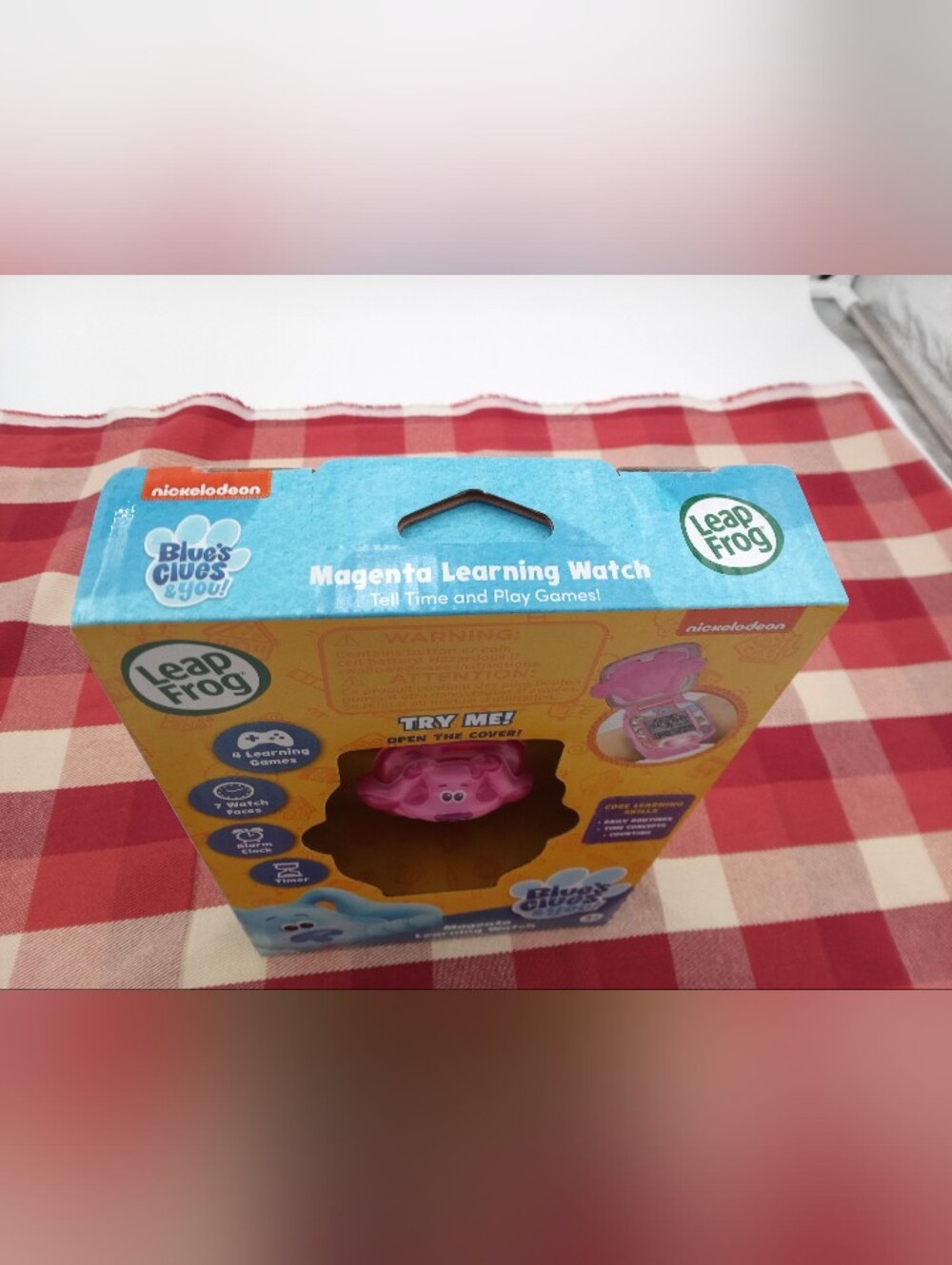 Blues Clues Leapfrog Magenta Learning Watch NIP - Picture 7 of 7